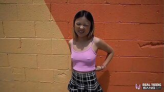Real Teens - Hot Asian Teen Triggerman Chu Fucked During Porn Casting
